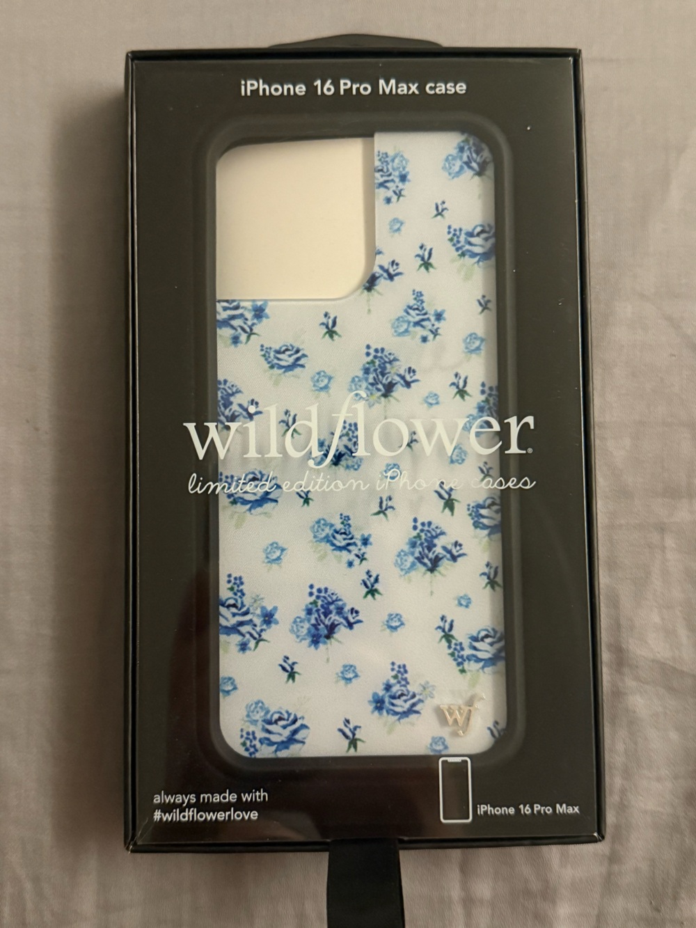 Wildflowers Light Blue Floral Phone Case